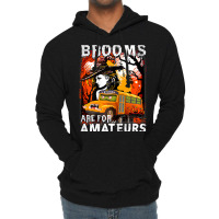 Womens School Bus Driver Witch Brooms Are For Amateurs Halloween Lightweight Hoodie | Artistshot