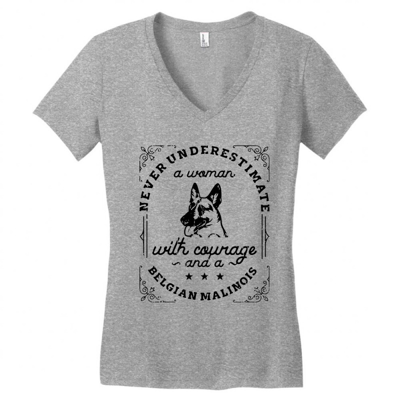 Dear Dad I Can Explain Malinois Dog Women's V-Neck T-Shirt by Avanza Tees | Artistshot