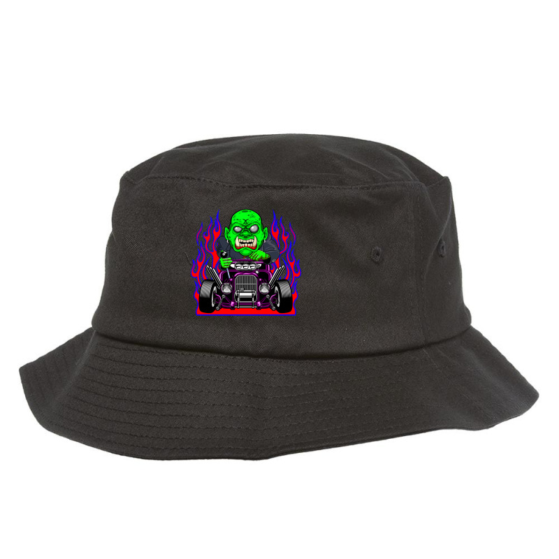 Hotrod 1 (fang) Bucket Hat by Belton Fitts | Artistshot