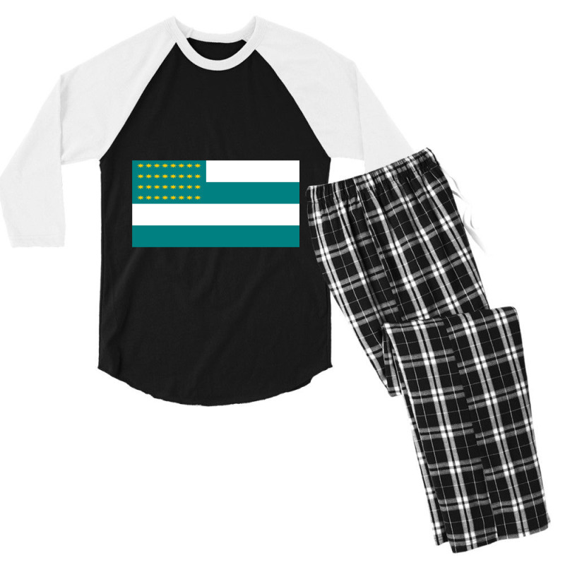 Flag Of The Fenian Brotherhood Men's 3/4 Sleeve Pajama Set by cm-arts | Artistshot