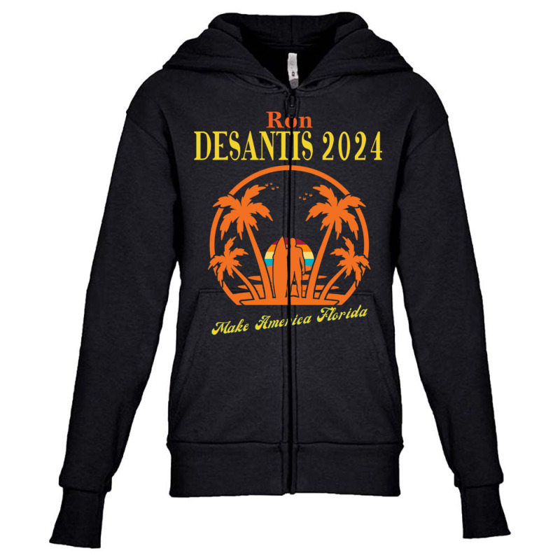 Ron Desantis For President 2024 Conservative Youth Zipper Hoodie | Artistshot