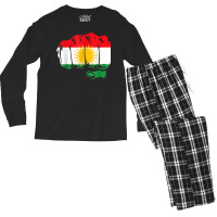 Vintage Kurdistan Kurd Kurdish Province Of Kurds T Shirt Men's Long Sleeve Pajama Set | Artistshot