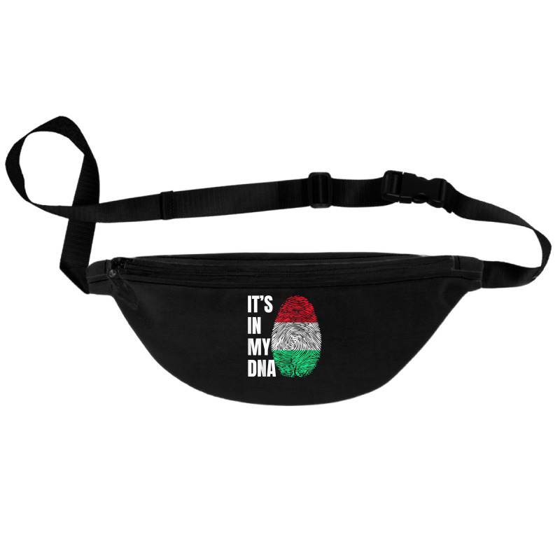 Fingerprint Dna Biometry Hungarian Flag T Shirt Fanny Pack by cm-arts | Artistshot