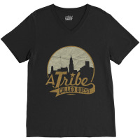 Vintage -  Atcq Pictur City V-neck Tee | Artistshot