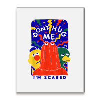 Don't Hug Me I'm Scareds Funny Saying Sarcasm T Shirt Metal Print Vertical | Artistshot