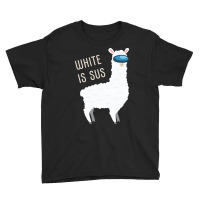 White Is Sus Llama Among Alpaca Us Youth Tee | Artistshot