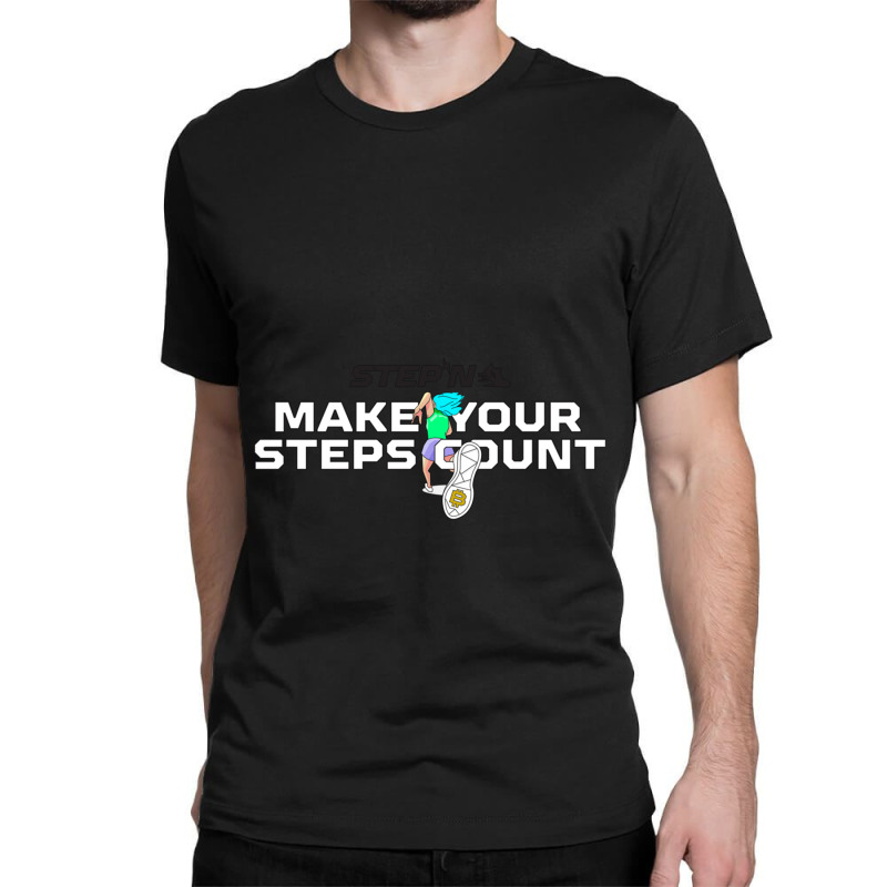 Make Your Steps Count With Stepn - Move To Earn  Trending Crypto  Gree Classic T-shirt by CHRISTOPHERTAYLOR | Artistshot