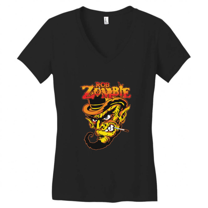 Rob Zombie Women's V-Neck T-Shirt by v3890909 | Artistshot