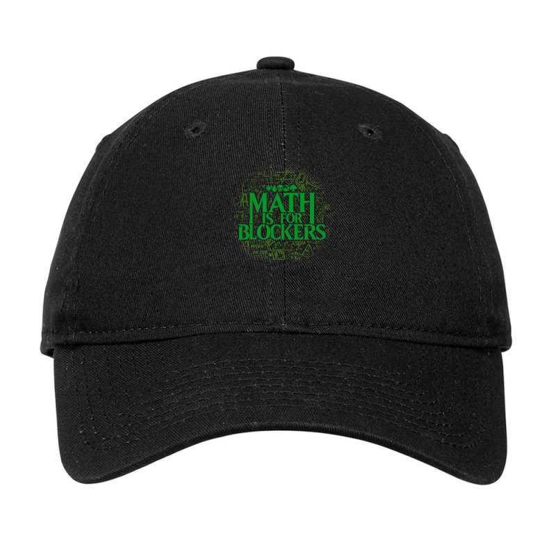 Math Is For Blockers - Forest Edition Adjustable Cap by RichardLopez | Artistshot