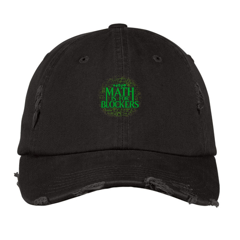 Math Is For Blockers - Forest Edition Vintage Cap by RichardLopez | Artistshot