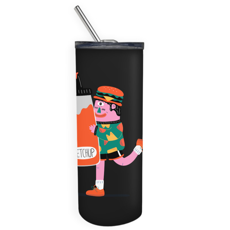 Giant Ketchup Skinny Tumbler | Artistshot