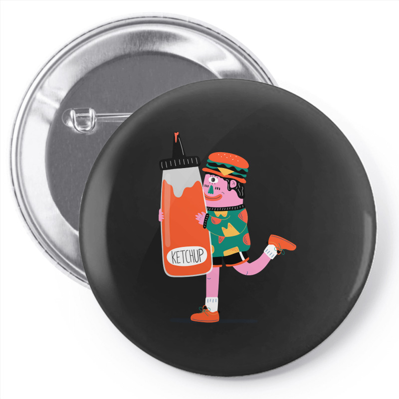 Giant Ketchup Pin-back Button | Artistshot