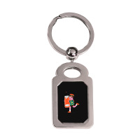 Giant Ketchup Silver Rectangle Keychain | Artistshot