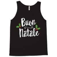 Buon Natale Italy Pride Xmas Holiday Italian Christmas Tank Top | Artistshot