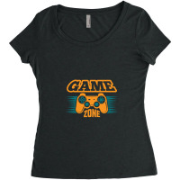 Gaming - Game Zone Women's Triblend Scoop T-shirt | Artistshot