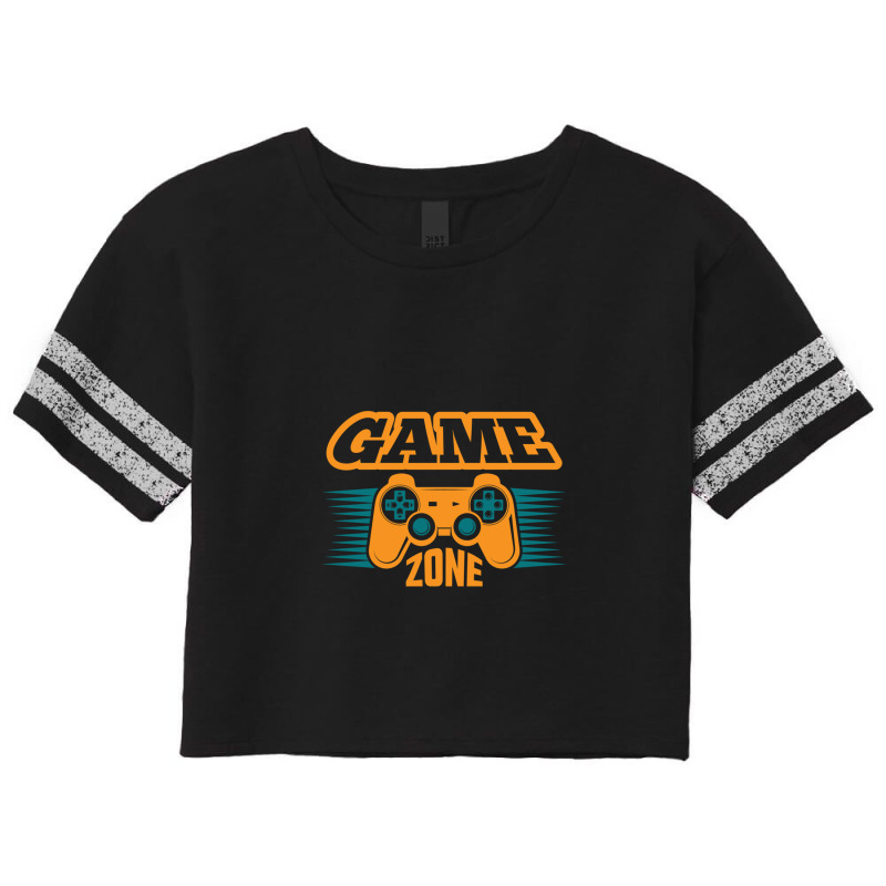 Gaming - Game Zone Scorecard Crop Tee by DustinNewman | Artistshot