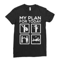 Accounting Tax Consultant Numbers Fiscal My Plan For Today T Shirt Ladies Fitted T-shirt | Artistshot