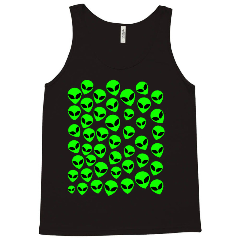 Tiny Green Alien Tank Top | Artistshot