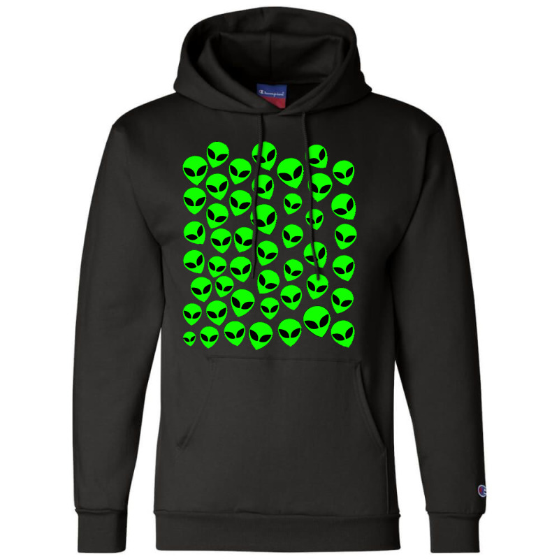 Tiny Green Alien Champion Hoodie | Artistshot