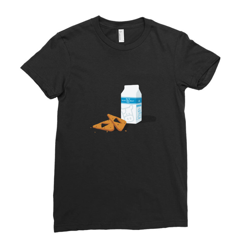 Milk & Triforce Cookies Ladies Fitted T-Shirt by RichardLopez | Artistshot