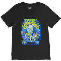 Peter Pan Tinker Bell Seventies Retro Poster V-neck Tee | Artistshot