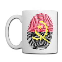 Angolan Flag Angola Fingerprint T Shirt Coffee Mug | Artistshot