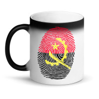 Angolan Flag Angola Fingerprint T Shirt Magic Mug | Artistshot