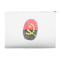 Angolan Flag Angola Fingerprint T Shirt Accessory Pouches | Artistshot