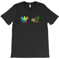 Joust Face-off (distressed) T-shirt | Artistshot