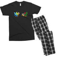 Joust Face-off (distressed) Men's T-shirt Pajama Set | Artistshot