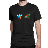 Joust Face-off (distressed) Classic T-shirt | Artistshot