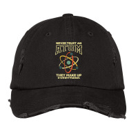 Funny Atom Art Men Women Stem Molecule Chemistry Teacher Vintage Cap | Artistshot