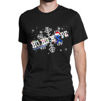 Child Abuse Fighter Child Abuse Awareness - Ho Ho Hope Cure Christmas Classic T-shirt | Artistshot