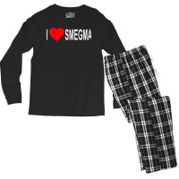 I Love Smegma Funny Jewish Men's Long Sleeve Pajama Set | Artistshot