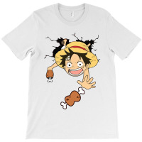 Luffy Kid Meat Catching T-shirt | Artistshot