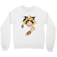 Luffy Kid Meat Catching Crewneck Sweatshirt | Artistshot