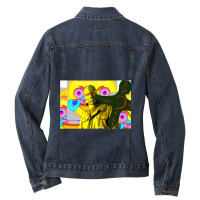 Riddy Boy Ladies Denim Jacket | Artistshot