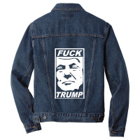 Fuck Trump Men Denim Jacket | Artistshot