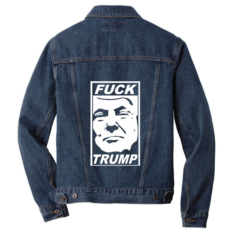 Fuck Trump Men Denim Jacket | Artistshot