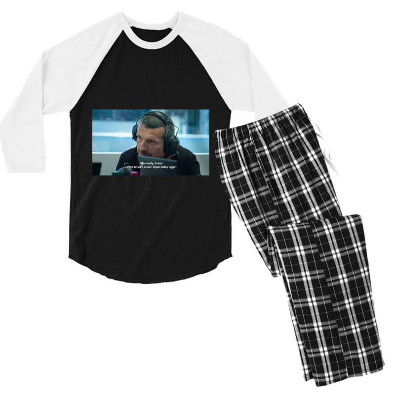 Guenther Steiner Formula One Reaction Meme Men's 3/4 Sleeve Pajama Set by cm-arts | Artistshot