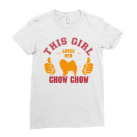 This Girl Loves Her Chow Chow Ladies Fitted T-shirt | Artistshot