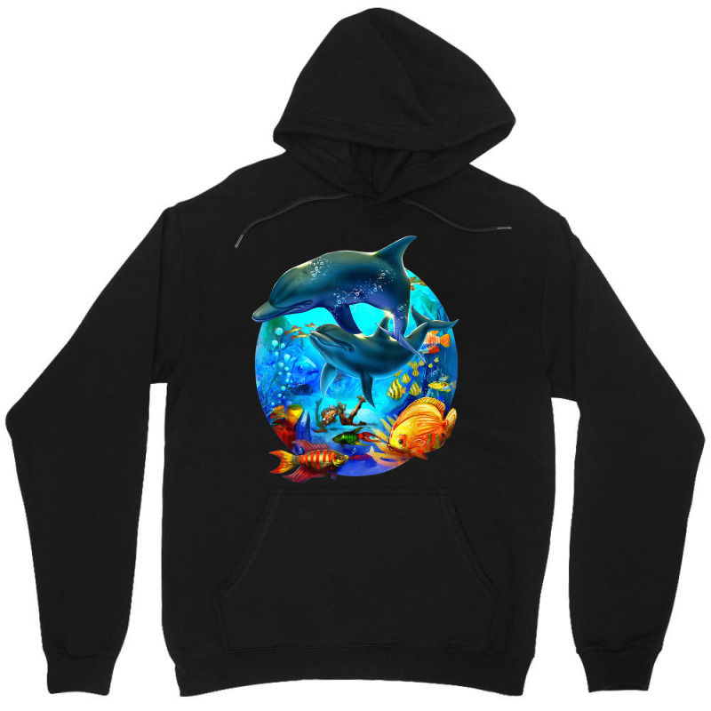 Dolphin Sea Life Save The Ocean Marine Biology Aquarium Unisex Hoodie | Artistshot