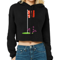 Cartoon Salute Your Shorts Graphic Cropped Hoodie | Artistshot