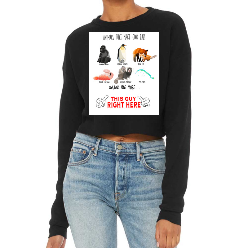 Faher’s Day Zoology Premium Scoop Cropped Sweater by cm-arts | Artistshot