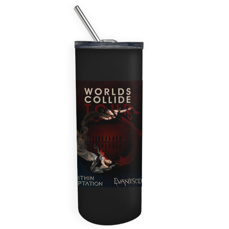 Evanescence Worlds Collide Tour 2020 Harusambil Skinny Tumbler | Artistshot