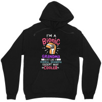 Knee Replacement Bionic Grandma After Surgery Gift Unisex Hoodie | Artistshot