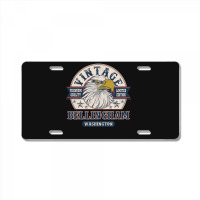 Retro Bald Eagle Bellingham Washington Vintage Limited Edition License Plate | Artistshot