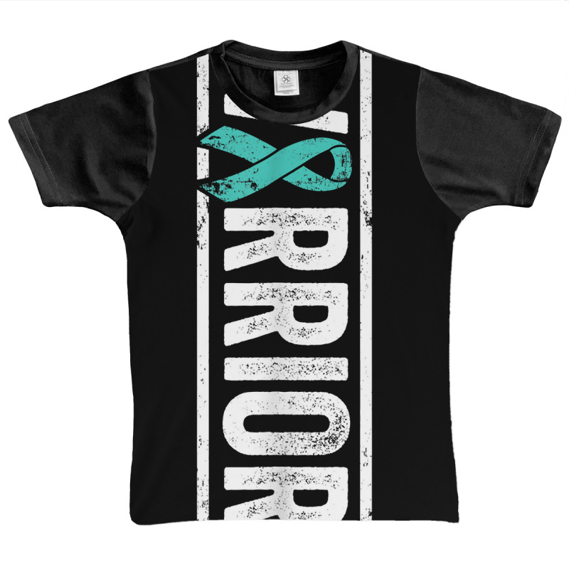 Spina Bifida Warrior   Sideways Teal Awareness Ribbon T Shirt Graphic Youth T-shirt by cm-arts | Artistshot