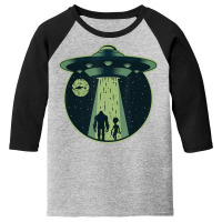 Abduction Aliens 51 Ufo Et Universe Astronaut Sci Fi Youth 3/4 Sleeve | Artistshot