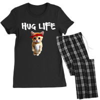 Hug Life Awesome Cool Cute Cat Kitten Women's Pajamas Set | Artistshot